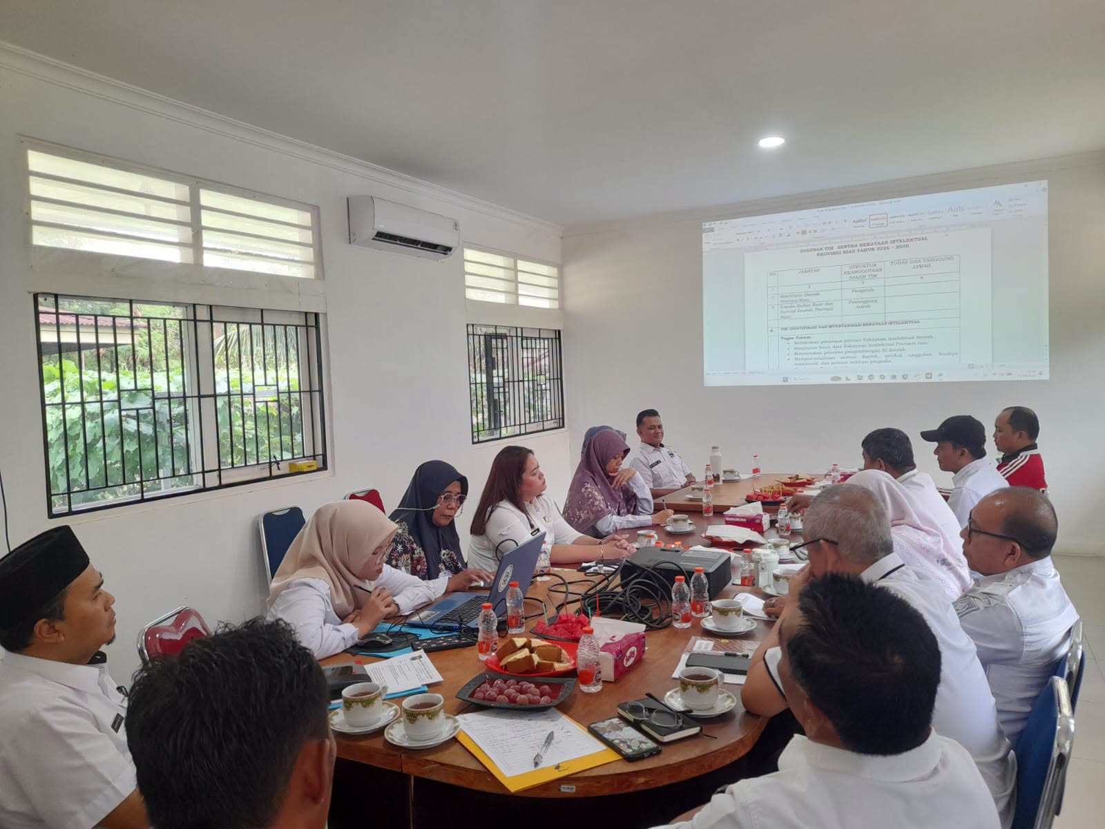 Kanwil Kemenkum Perkuat Sinergi Pembentukan Sentra KI Provinsi Riau