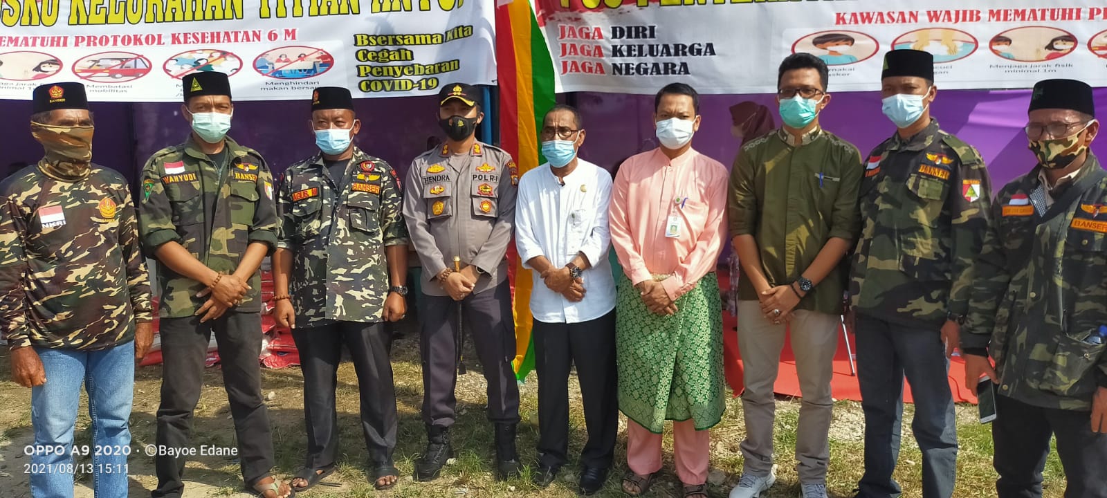 GP Ansor Kecamatan Pinggir Kawal Bantuan Sembako Sampai ke Warga