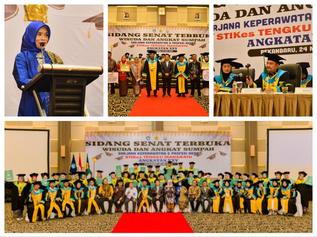 Stikes Tengku Maharatu Wisuda 322 Lulusan. Sunarti: Segera Lengkapi Agar Kampus Ini Jadi Universitas