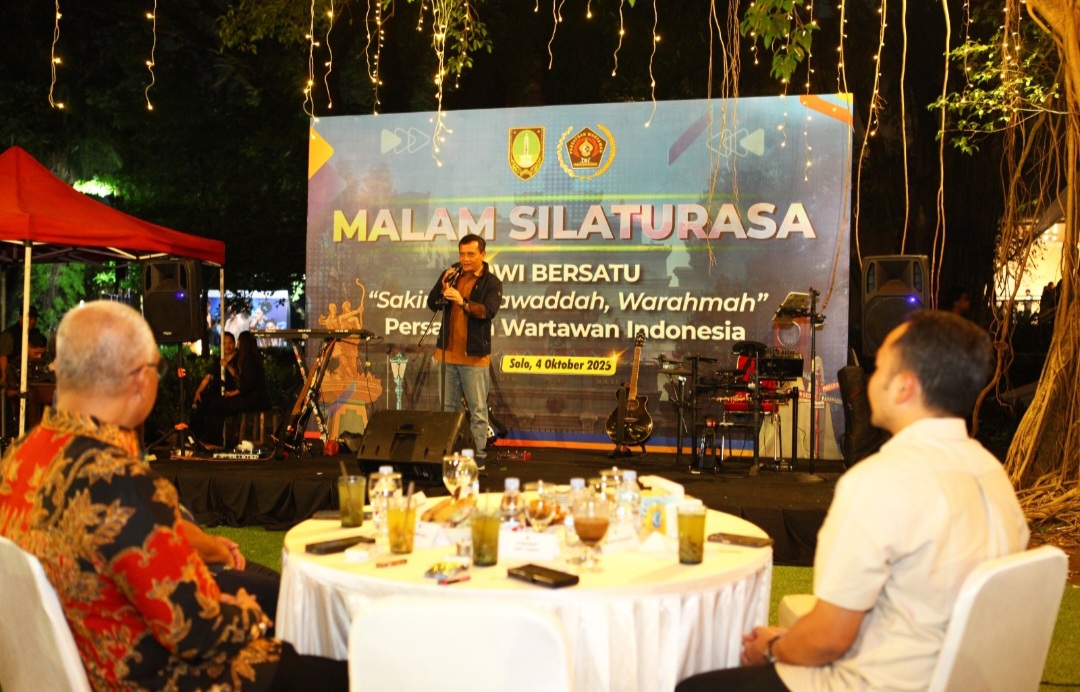 Malam Silaturasa di Taman Balekambang, Ahmad Luthfi: PWI Adalah Kapal Besar Pengawal Bangsa