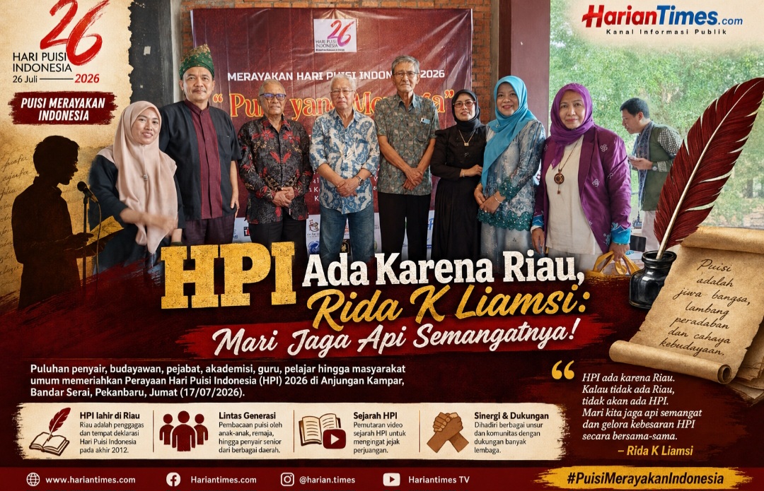 HPI Ada Karena Riau, Rida K Liamsi: Mari Jaga Api Semangatnya!