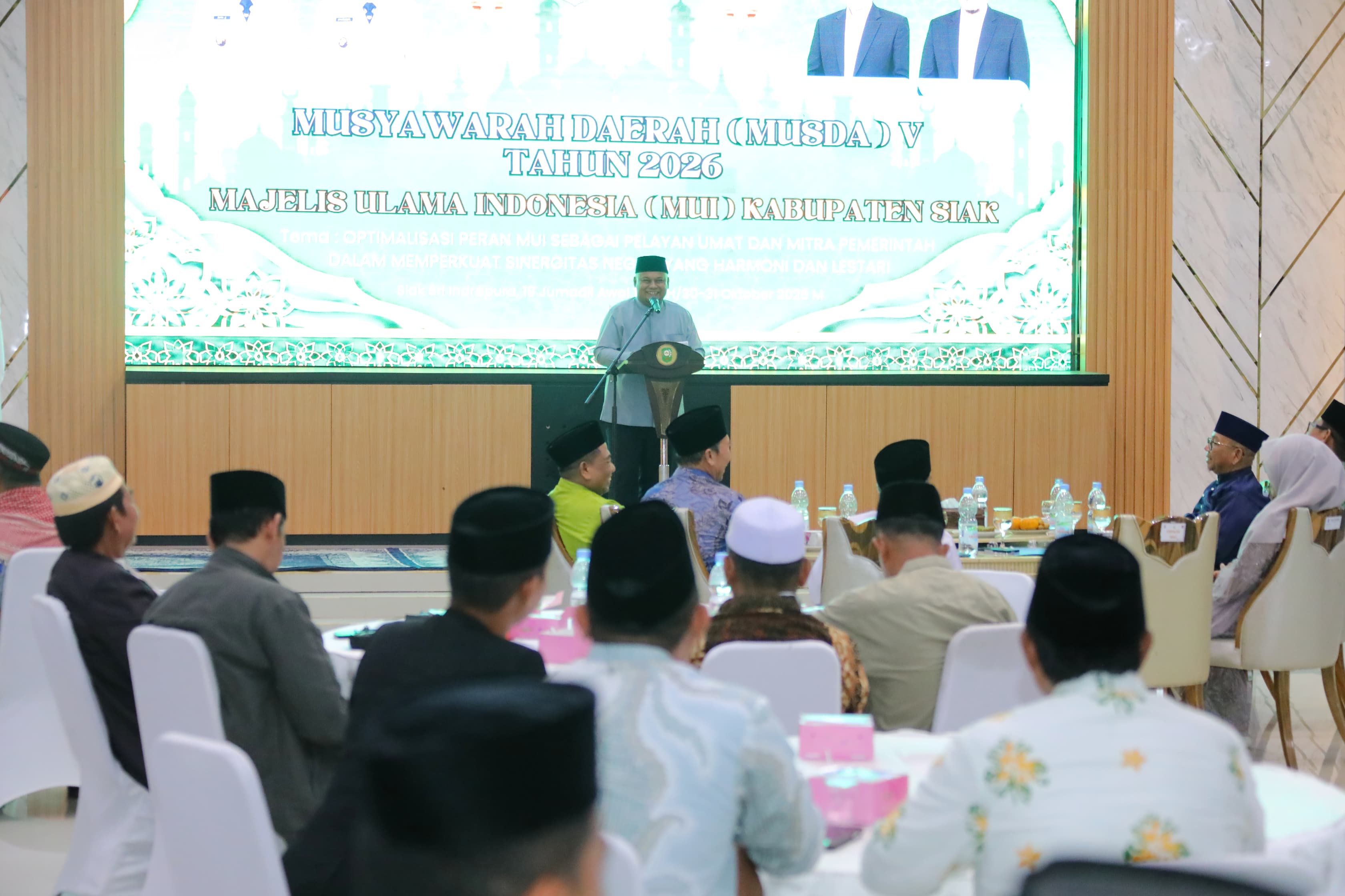 Buka Musda V MUI Siak, Syamsurizal: Semoga Lahir Gagasan-Gagasan Besar