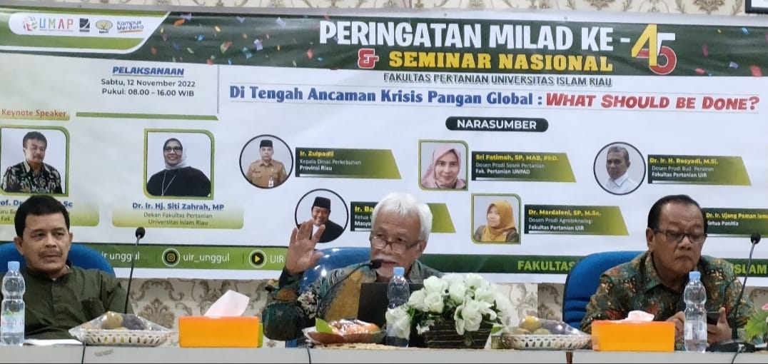 Terkesan Lamban Lakukan Diversifikasi Pertanian, Prof Helmi: Indonesia Harus Bersiap Hadapi Krisis Pangan