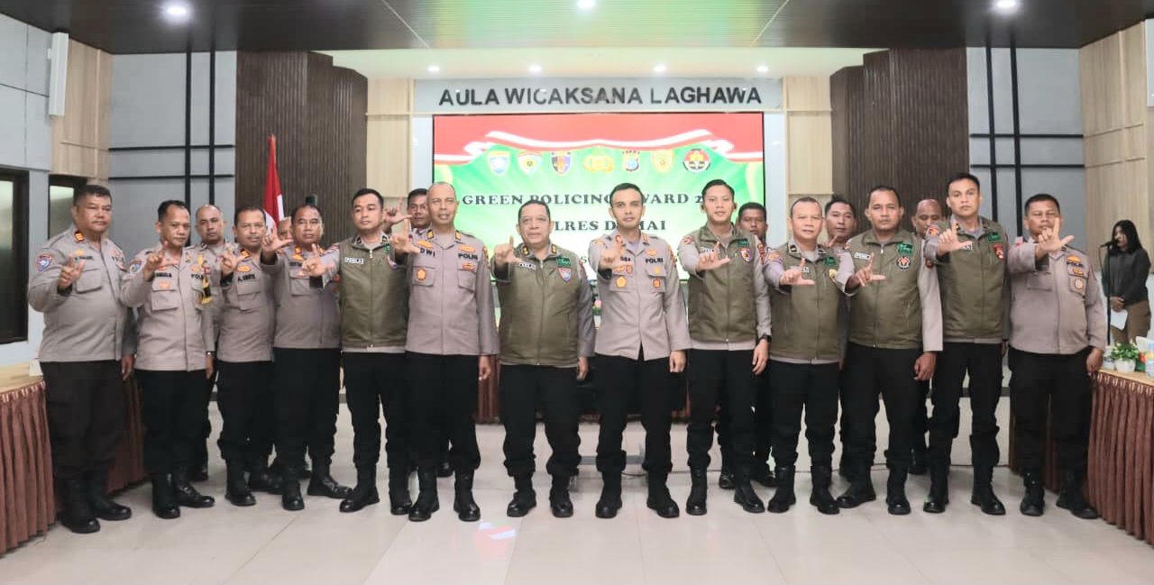 Polres Dumai Implementasikan Green Policing Award 2025