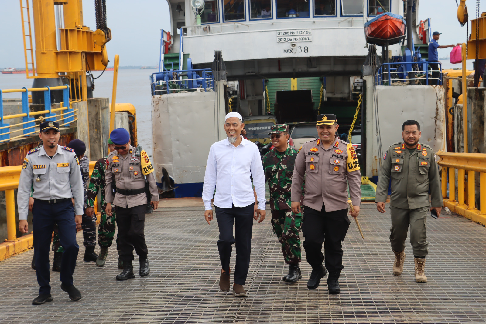 Kapolres Dumai Tinjau Kesiapan Pos Pengamanan dan Pos Pelayanan Ops Lilin LK 2023