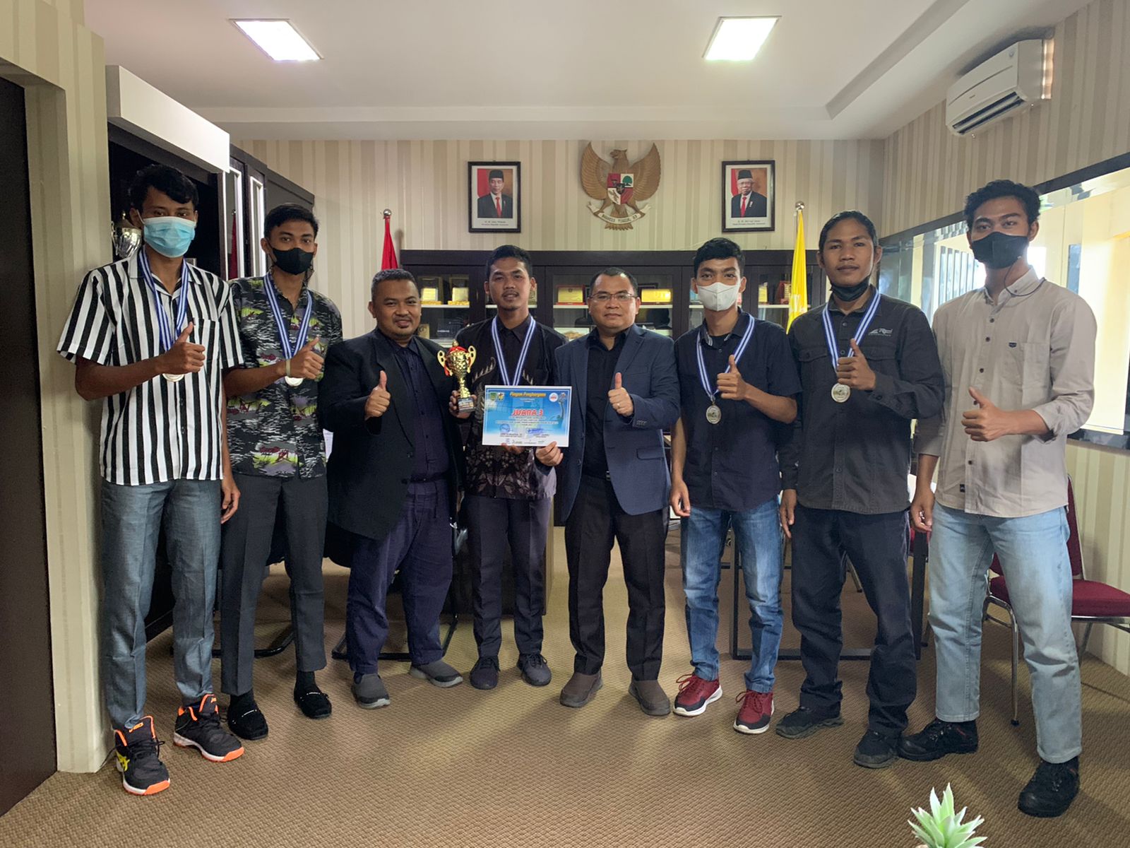 Tim Voli Putra Uniak Raih Juara lll KNPI Cup l Rokan Hiir 2021