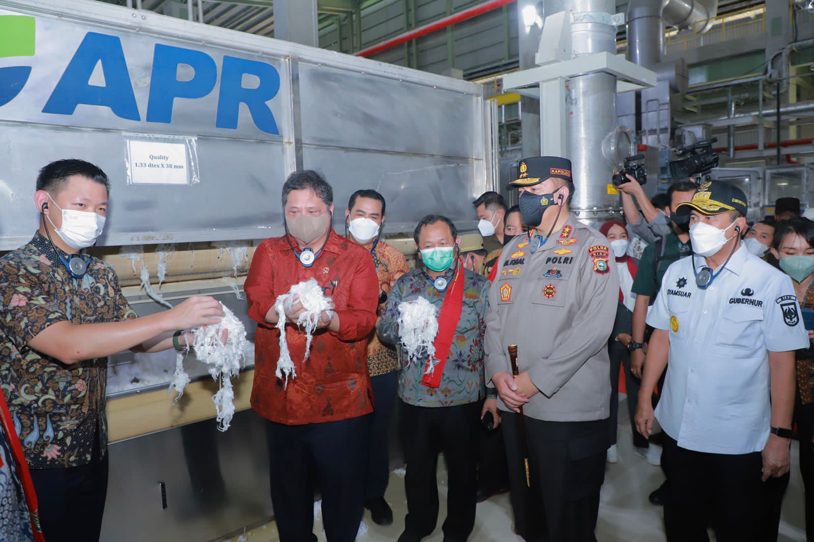 Kunker ke RAPP, Airlangga: Indonesia Peringkat Ke-8 Pengekspor Pulp dan Paper di Dunia