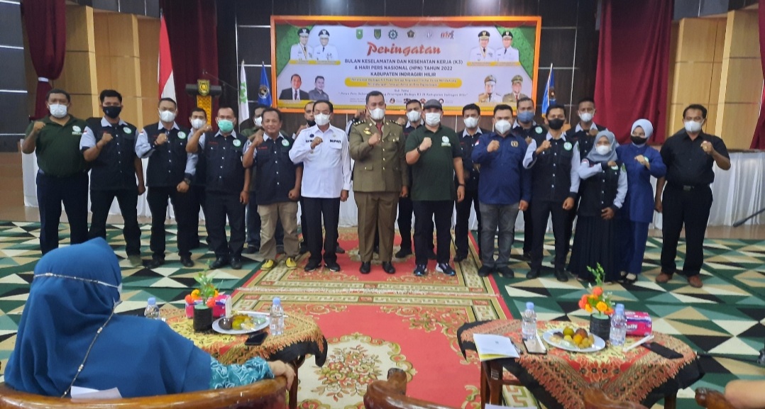Puncak HPN dan Bulan K3 di Inhil, Ardiansyah: Bentuk Kolaborasi PWI  ke Mitra Strategis