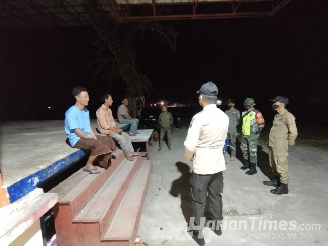 Ciptakan Situasi Harkamtibmas, Polsek Tebingtinggi Barat Bersama TNI dan Satpol PP Patroli Gabungan