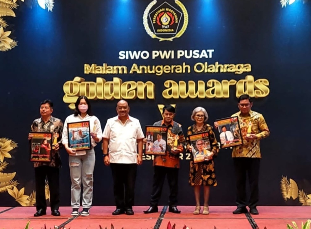 Siwo PWI Pusat Apresiasi Insan Olahraga Berprestasi dengan Anugerah Siwo Golden Award