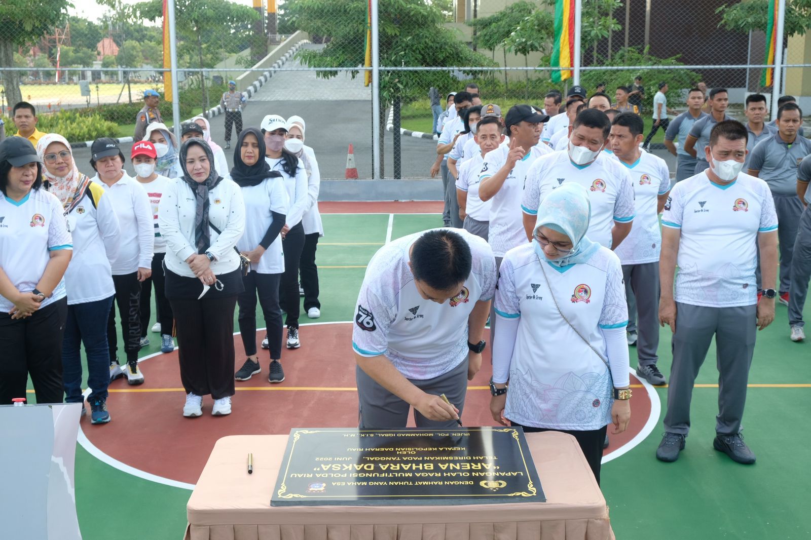 Kapolda Riau Resmikan Arena Bhara Daksa
