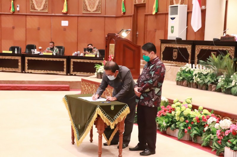 DPRD dan Pemprov Riau Menyepakati KUA-PPAS APBD 2021 Rp9,032 Triliun