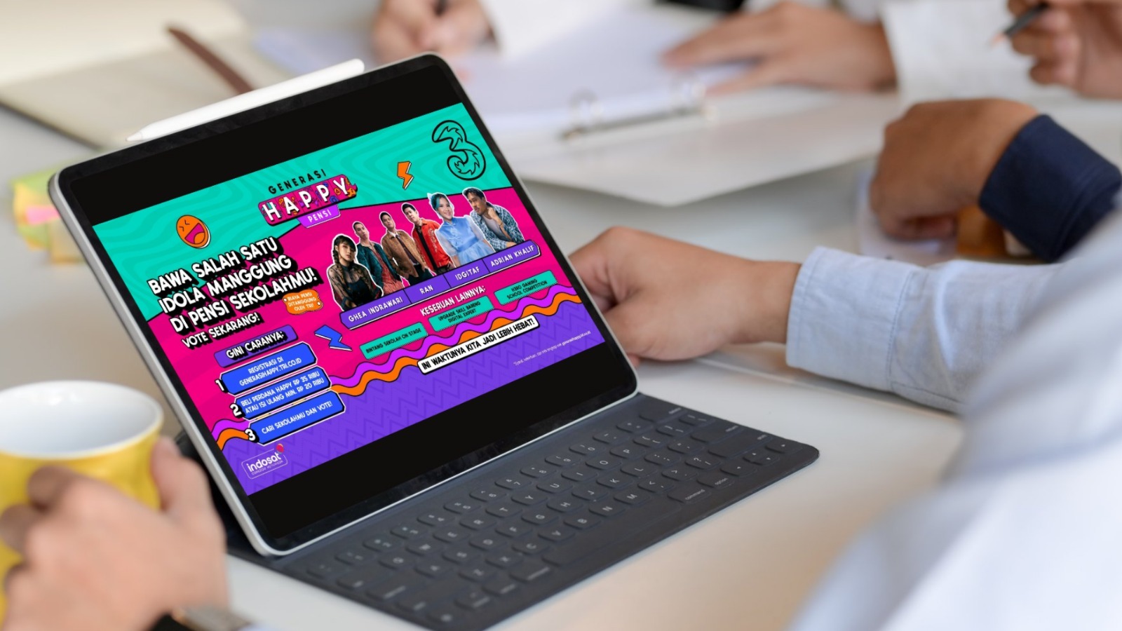 Hadirkan Generasi Happy Pensi, Tri Dorong Literasi Digital dan AI di Kalangan Generasi Muda