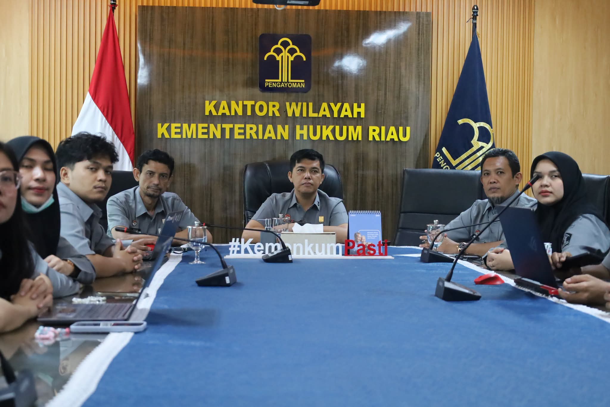 Kanwil Kemenkum Riau Tingkatkan Pemahaman Hak Kepesertaan TASPEN dan BPJS Kesehatan bagi ASN