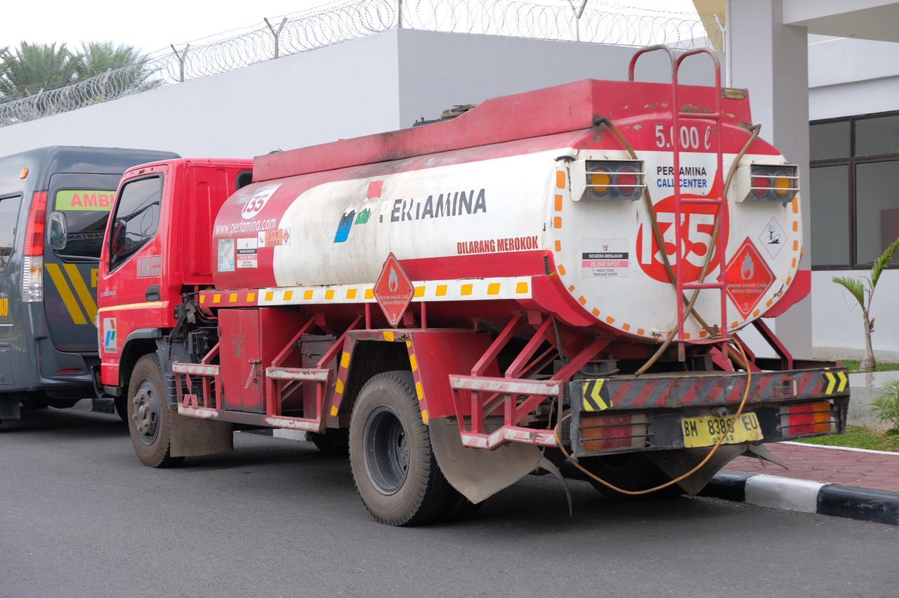 Kencing Solar di Bengkalis, Polda Riau Tangkap Dua Truk Tangki 5 Ribu Liter Milik Pertamina