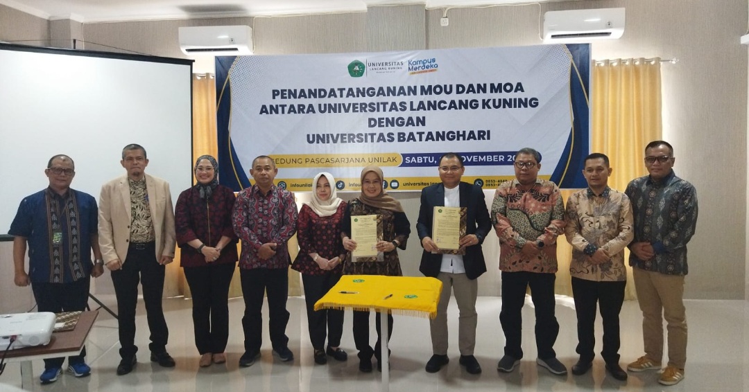 Unilak dan Unbari Jambi Jalin Kerjasama, Prof Junaidi: Kita Commit atas MoU dan MoA Ini