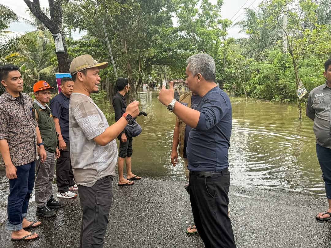 Tinjau Wilayah Banjir, Agung Nugroho: Nanti Ketika Sudah Kering, Kita akan Lakukan Normalisasi