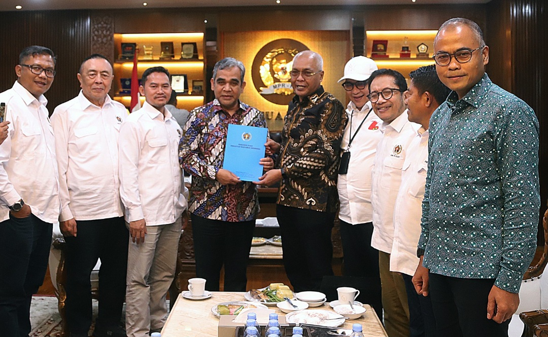 Audiensi dengan PWI, Ahmad Muzani: Hati Saya Tetap Wartawan