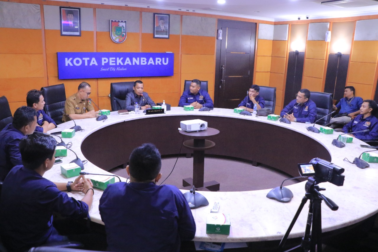 Audiensi dengan Pj Walikota, Pengurus PWI Pokja Pekanbaru Usulkan Program UKW