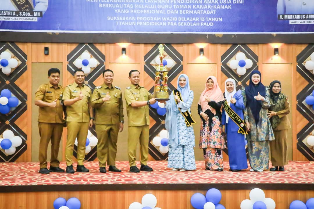 Pekanbaru Juara Umum implementasi Porseni TK Tingkat Provinsi Riau