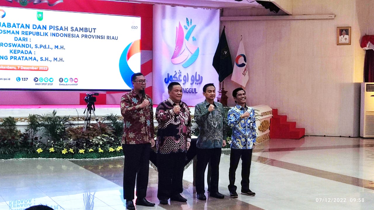Bambang Pratama Jabat Kepala Perwakilan ORI Riau