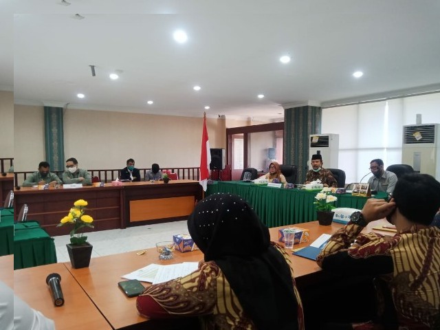 KI Riau Rapat Monev Secara Maraton