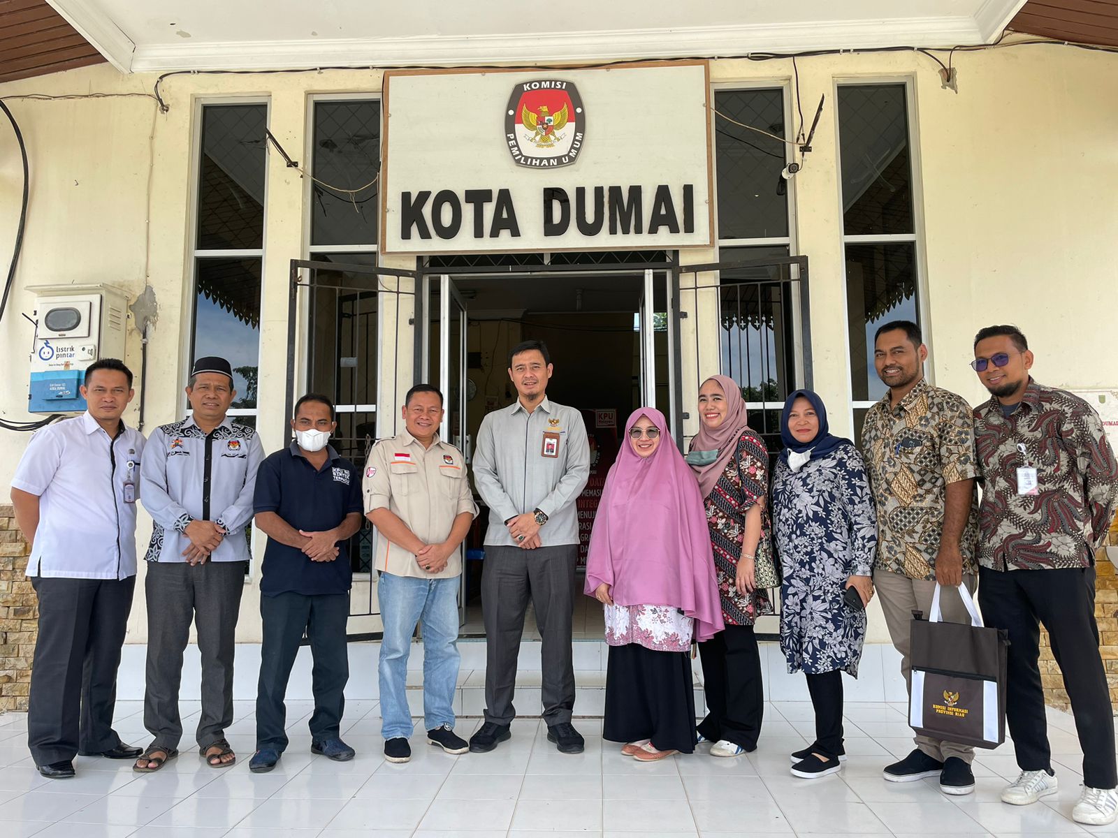 Tindak Lanjut Pengisian SAQ, KI Riau Visitasi Lima Badan Publik di Kota Dumai