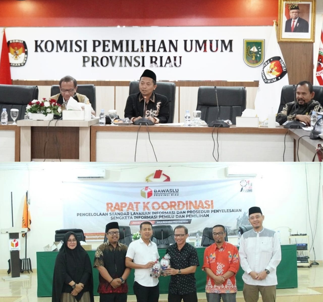 Kunjungi KPU, Bawaslu dan Parpol di Riau, Komisioner KI: Ini Bukan Bentuk Intervensi ke Penyelenggara Pemilu