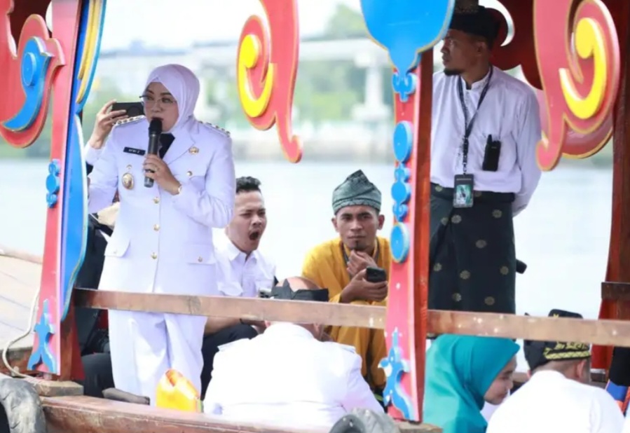 Ajak Tamu Undangan Makan Beghanyut, Dr Afni: Menu yang Ditawarkan Autentik Khas Melayu Siak