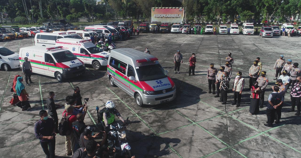 Jemput Pasien Isoman, Satgas Covid-19 Riau Kerahkan 60 Unit Ambulance dan 220 Petugas