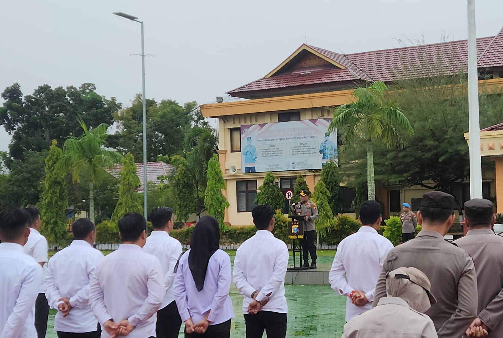 Polres Siak Kenalkan Tagline BERSIH