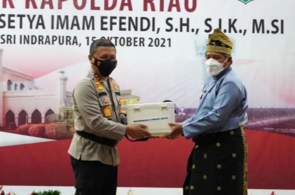 Bupati Siak Sambut Kedatangan Kapolda Riau