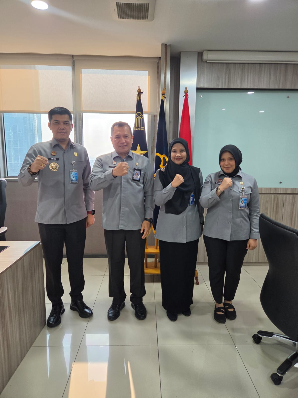 Kakanwil Kemenkum Riau Koordinasikan Penguatan Harmonisasi Produk Hukum dan Kenalkan Inovasi HARMONITAS