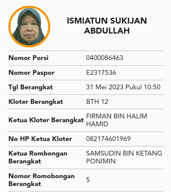 Usai Tawaf dan Sa’I, Ismiatun binti Sakijan Saringun Wafat di Pelataran Masjidil Haram