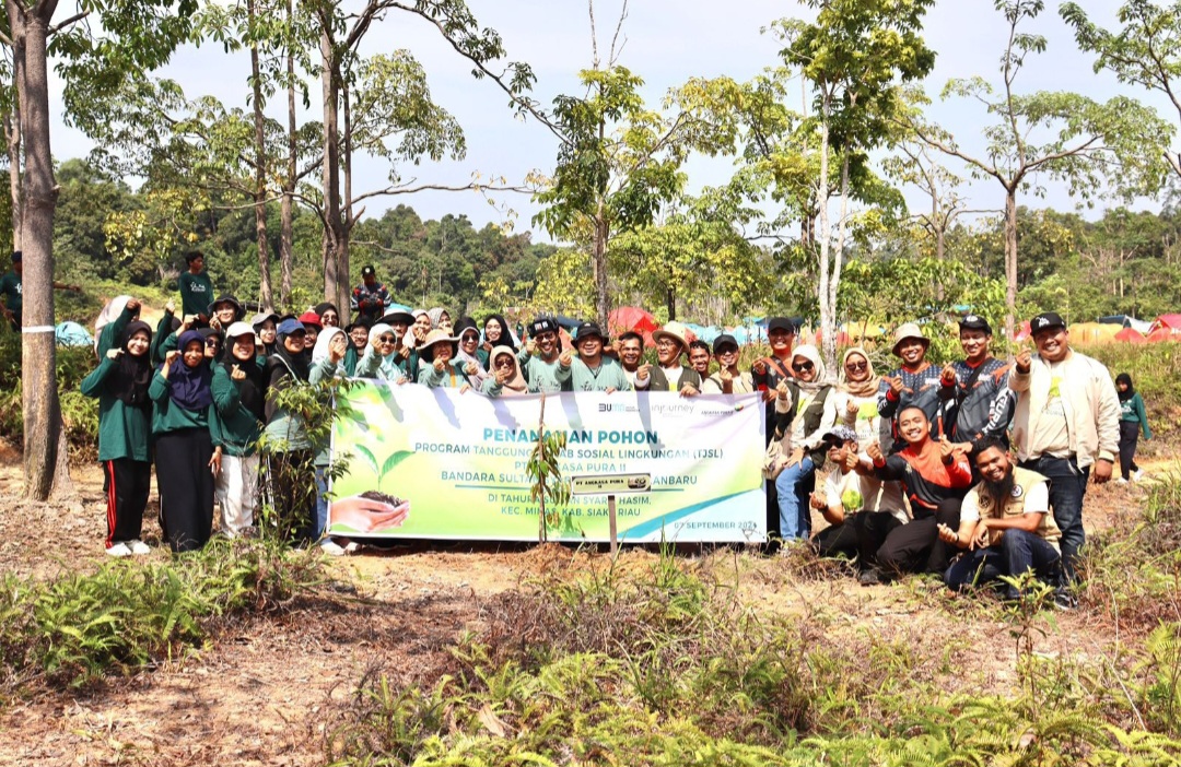Gelar Pekan Penghijauan ke-34, Himaprodi Pendidikan Biologi FKIP Unri Siap Optimalkan Penghijauan Mangrove di Sejangat