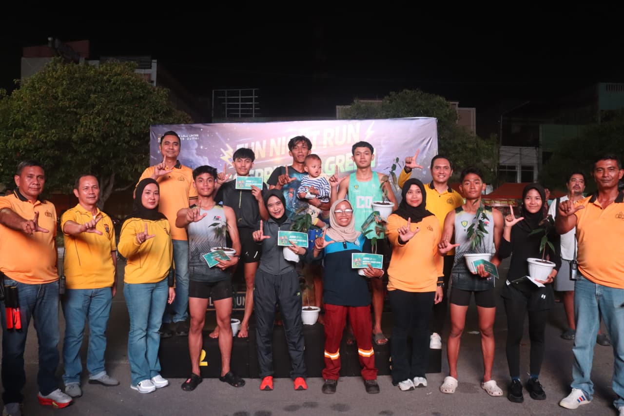 Polres Dumai Gelar Fun Night Run Go Green