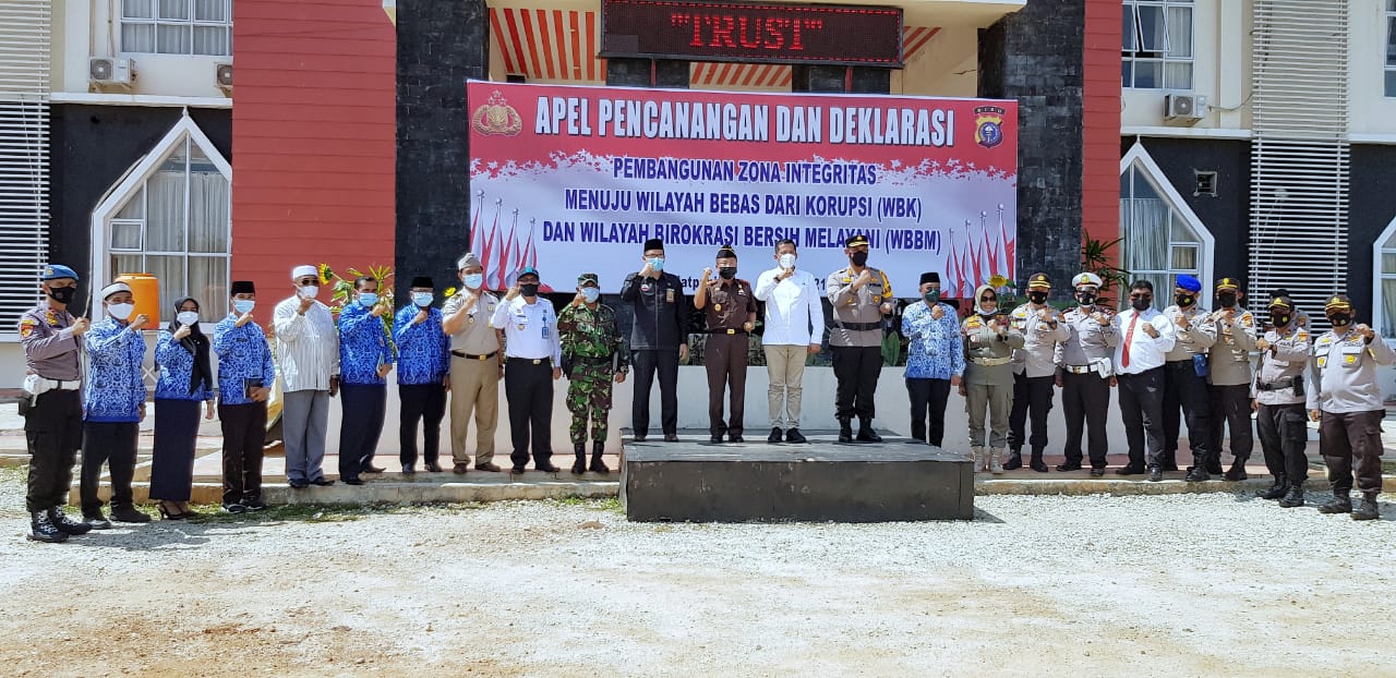 Polres Meranti Canangkan Zona Integritas WBK dan WBBM