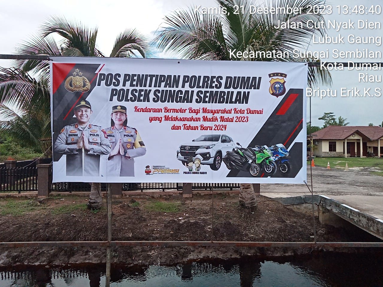 Bagi Masyarakat yang Mudik saat Libur Nataru, Polres Dumai Sediakan Fasilitas Penitipan Kendaraan