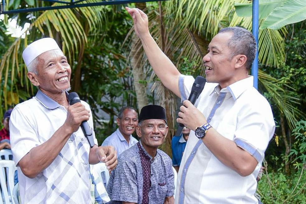 Kampanye di Resam Lapis, Bagus Santoso: Yang Paling Kita Mimpikan Pembangunan Jembatan Selat Bengkalis