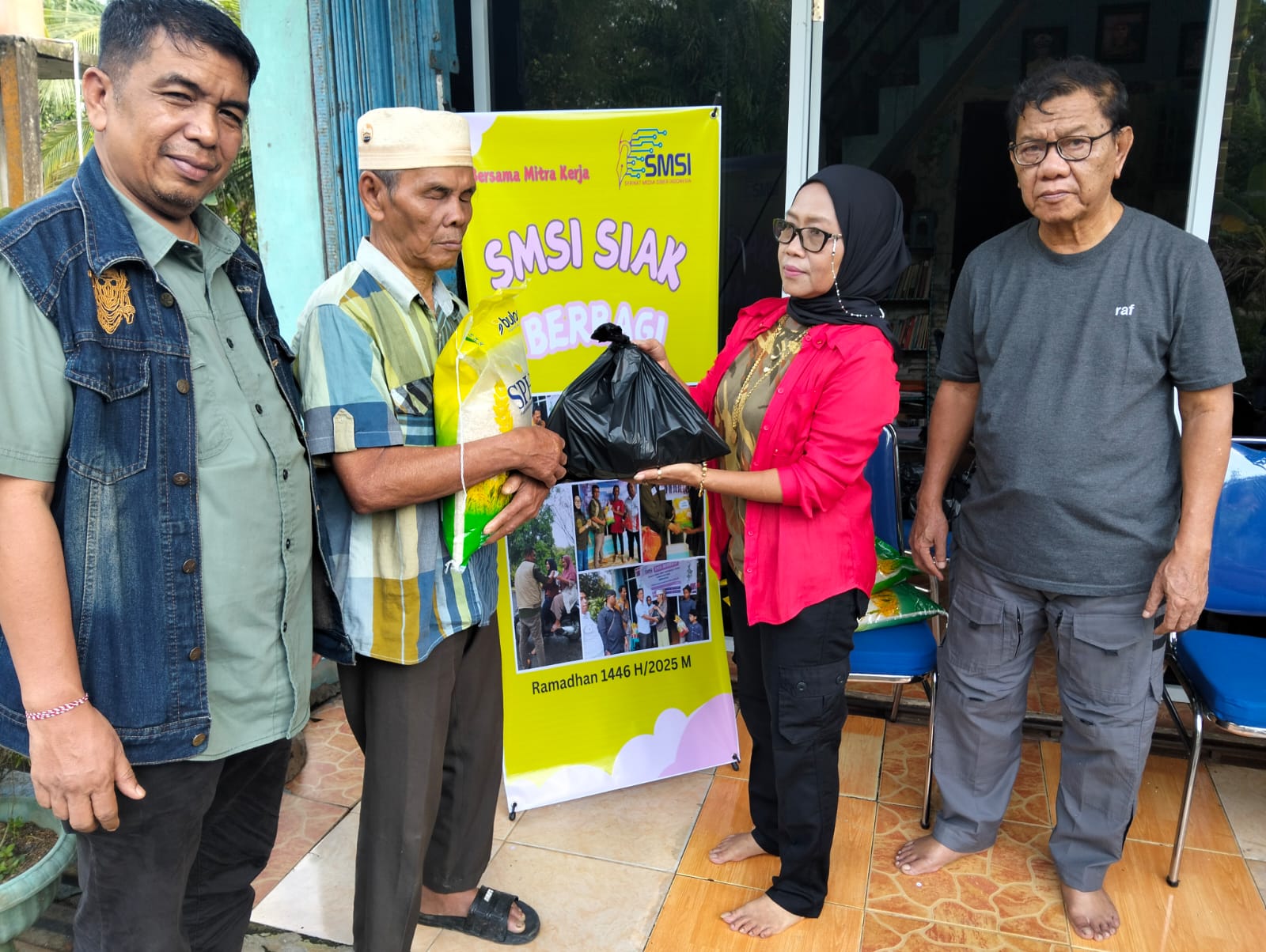 SMSI Siak Santuni Anak Yatim dan Dhuafa, Yanti Sugrianti: Semoga Menjadi Berkah Bagi Kita Semua