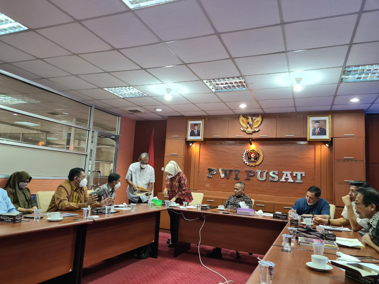 Menyongsong Perayaan HPN 2022, PWI Rakor Bersama Jajaran Pemprov Sultra