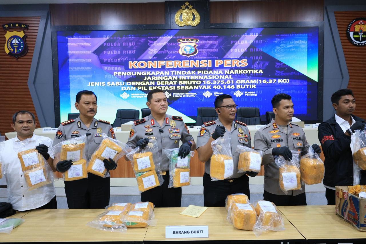 Satresnarkoba Polres Bengkalis Gagalkan Peredaran Narkoba Jaringan Malaysia