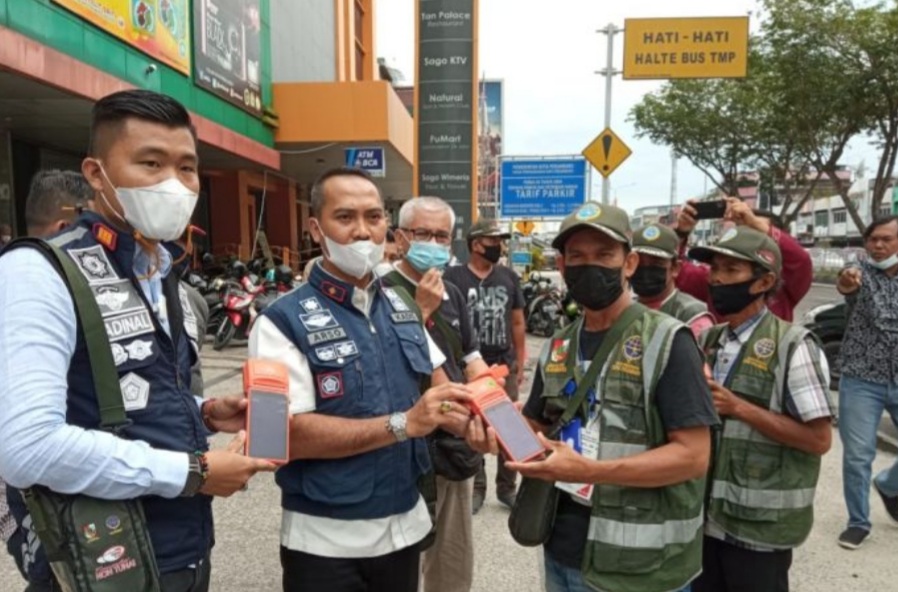 Dishub Pekanbaru Luncurkan Mesin Parkir Non Tunai, Ini Tarifnya