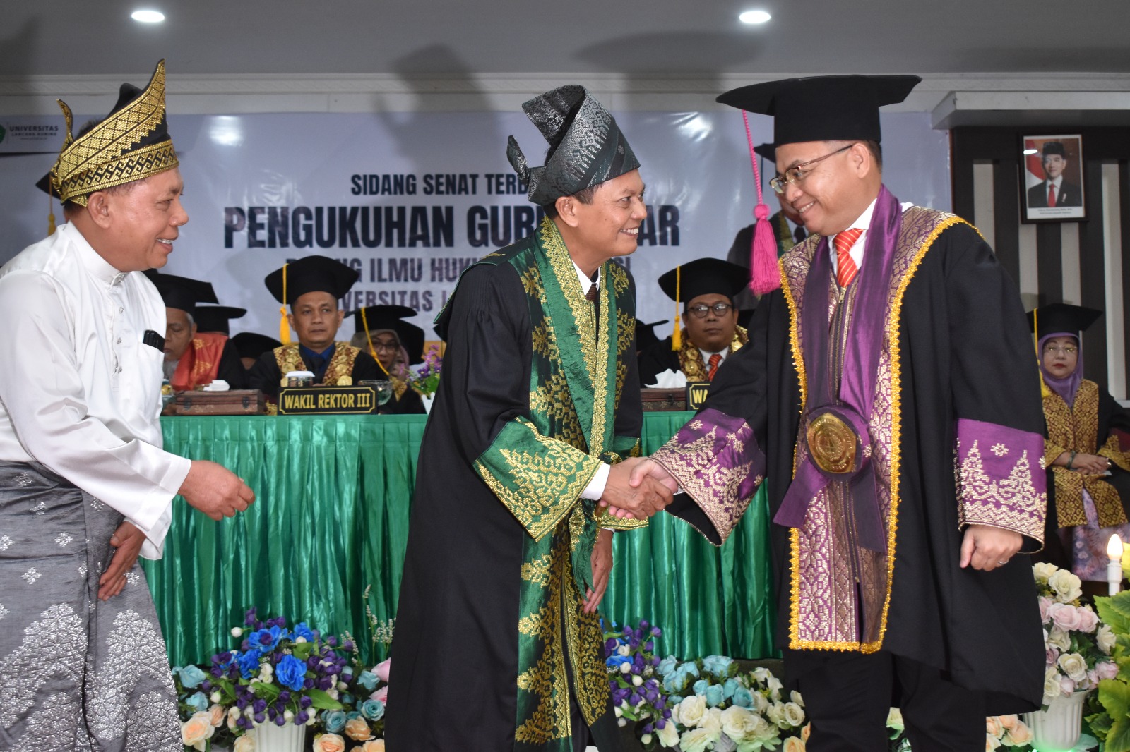 Prof Ardiansah Dikukuhkan Sebagai Guru Besar  Bidang Ilmu Hukum Konstitusi Unilak