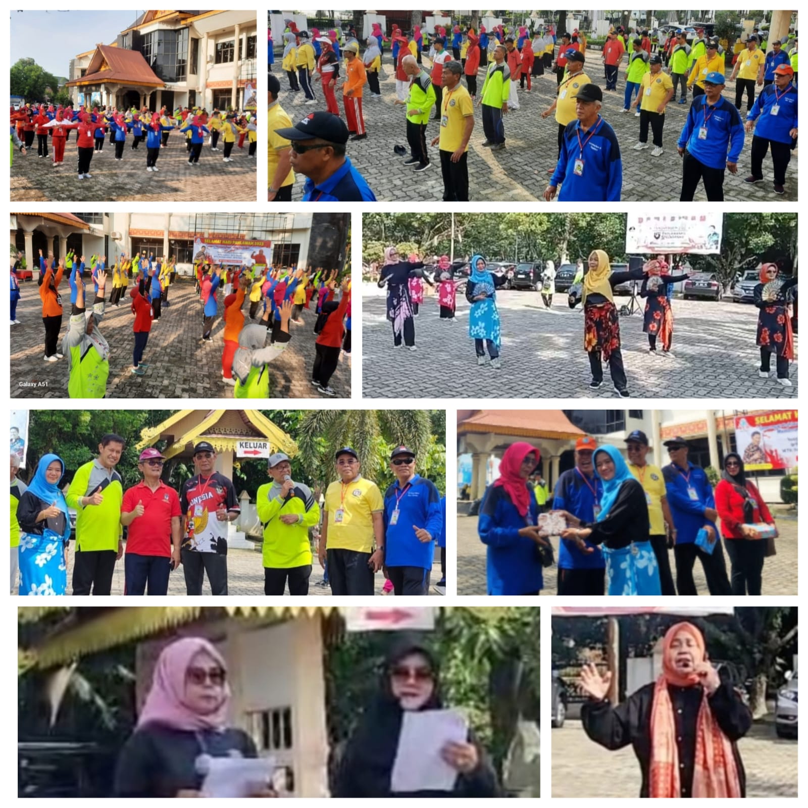 Sempena Hari Pahlawan, Way Tang Kung Riau Gelar Lomba Senam dan Joged serta Atraksi Seni