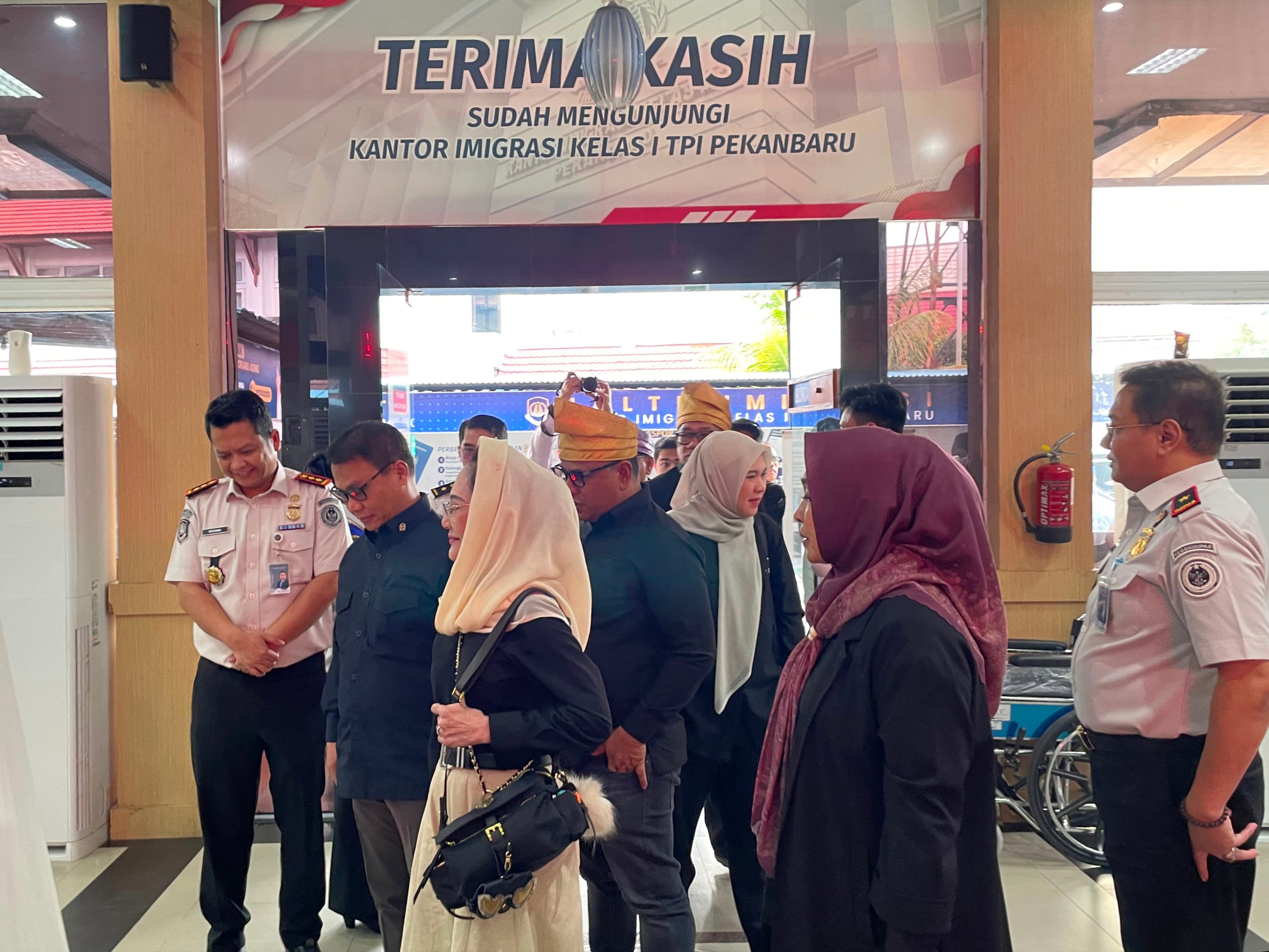 Komisi XIII DPR RI Tinjau Layanan Kantor Imigrasi Pekanbaru