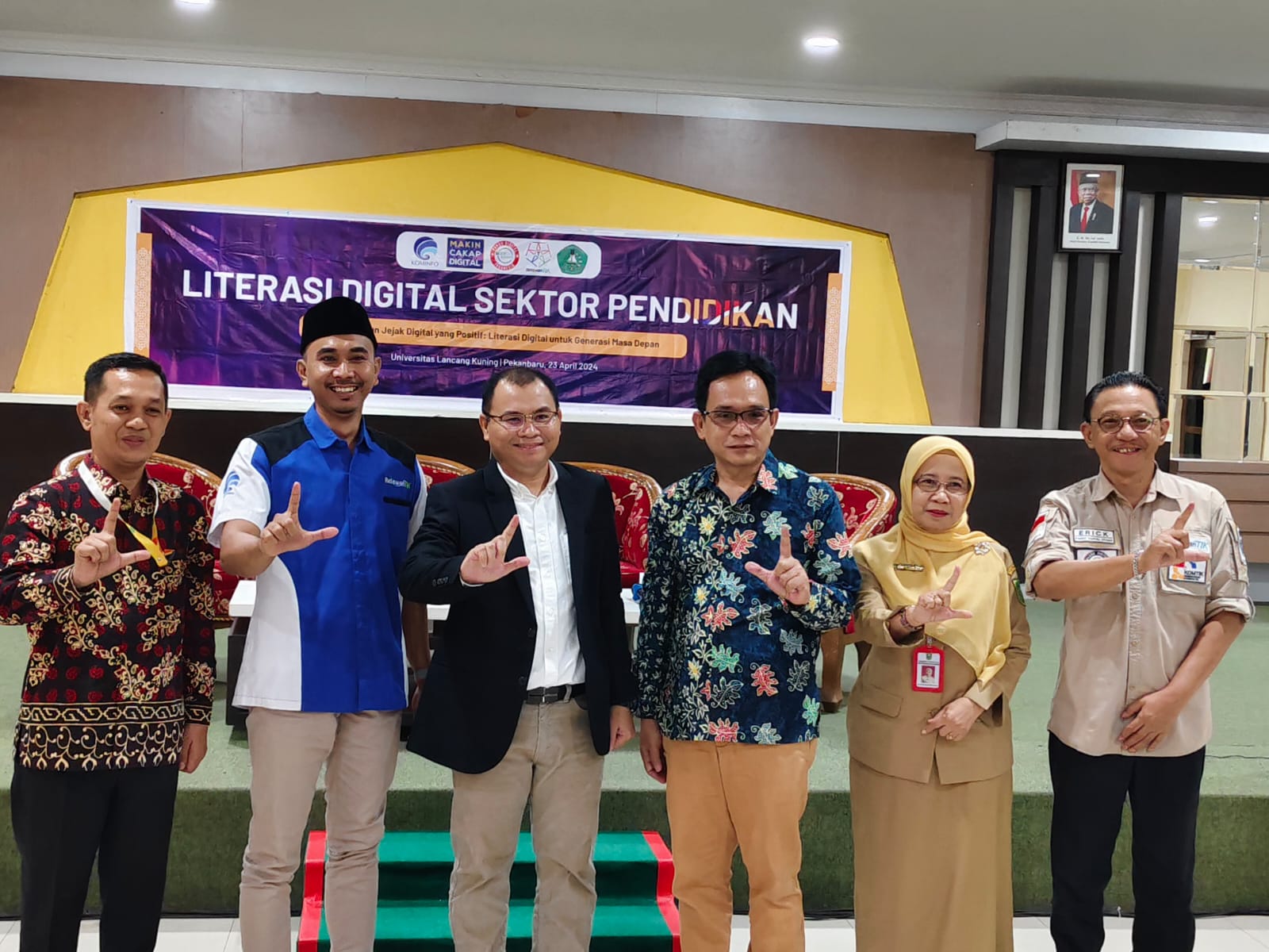 Rektor Unilak Dukung Program Literasi Digital Sektor Pendidikan Bagi Gen Z