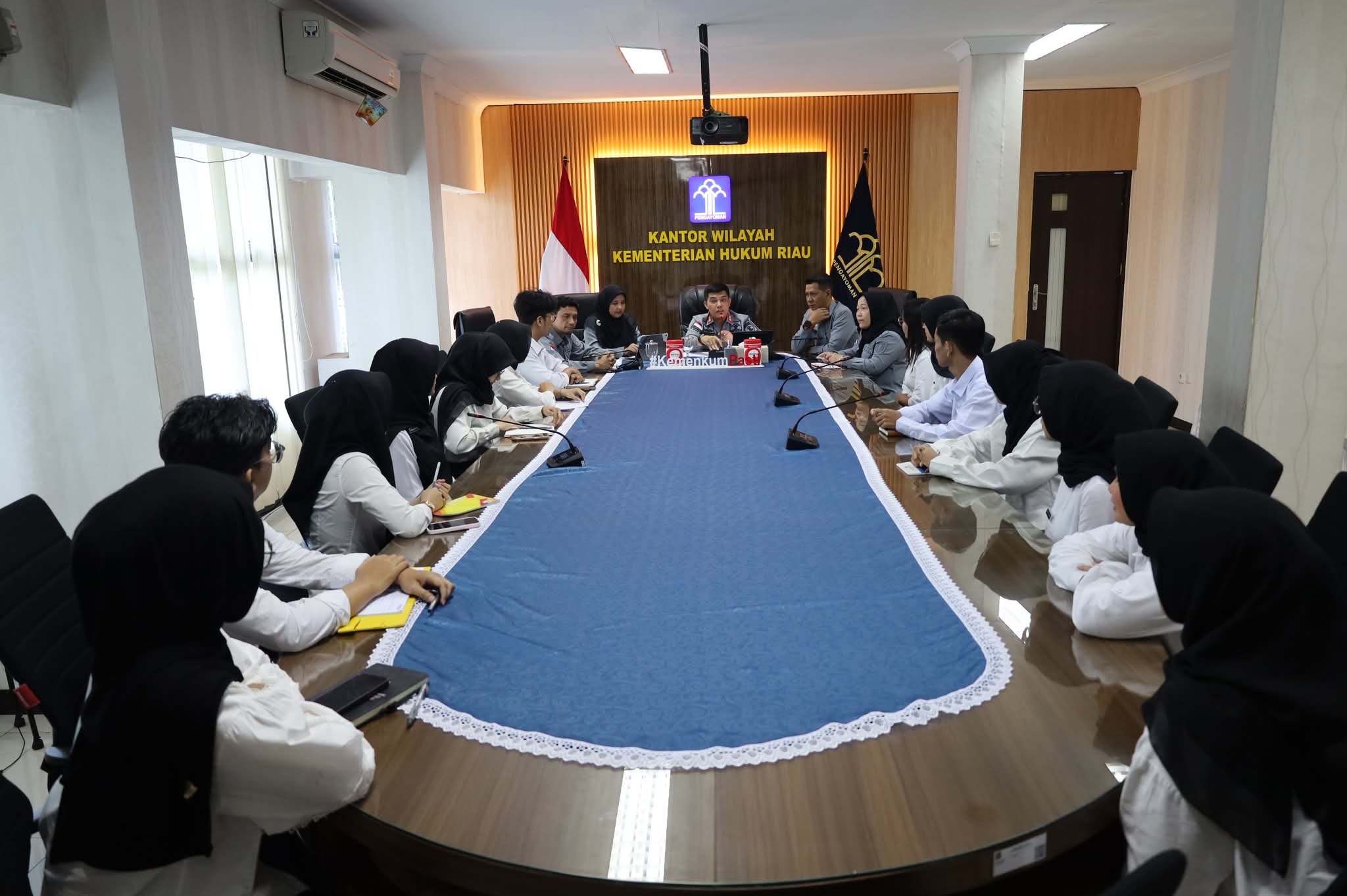 Terkait Program Magang Hub, Kakanwil Kemenkum Riau Tekankan Kedisiplinan dan Inovasi