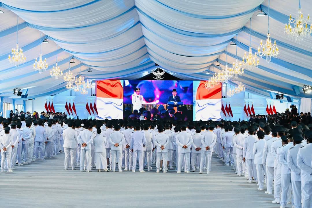 Lantik Kepala Daerah Terpilih, Presiden Prabowo Subianto: Saudara Harus Menjaga Kepentingan Rakyat Kita