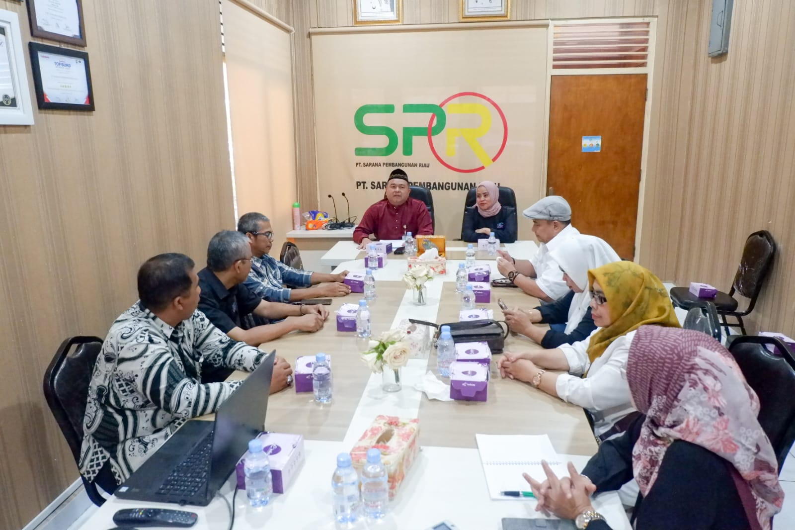 Terima Kunjungan Silaturahmi Pengurus SMSI Riau, Fuady Noor: SPR Bangun SPAM Berkapasitas 1.000 per Detik